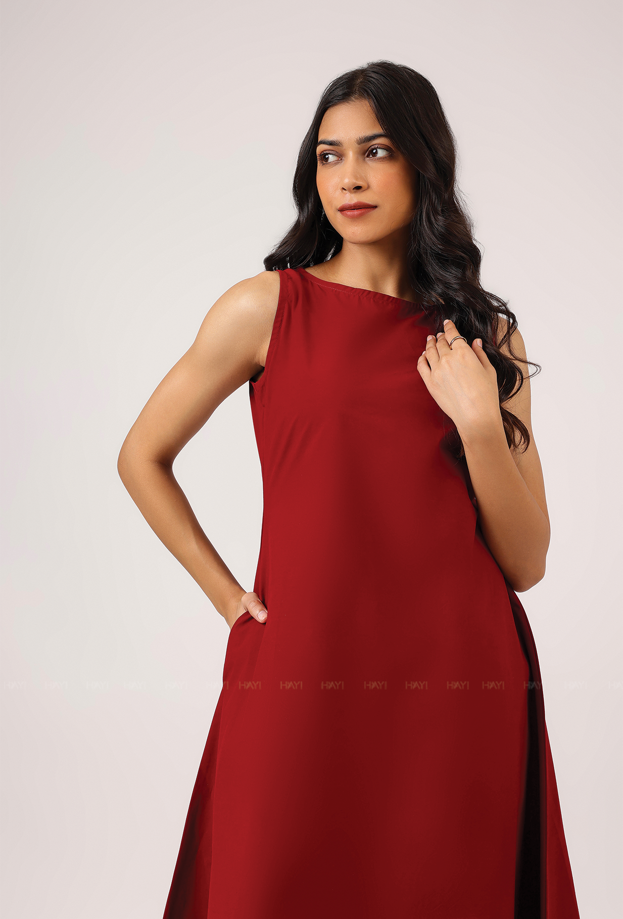 Lovelit High Love Sleeveless Boat Neck Co Ords