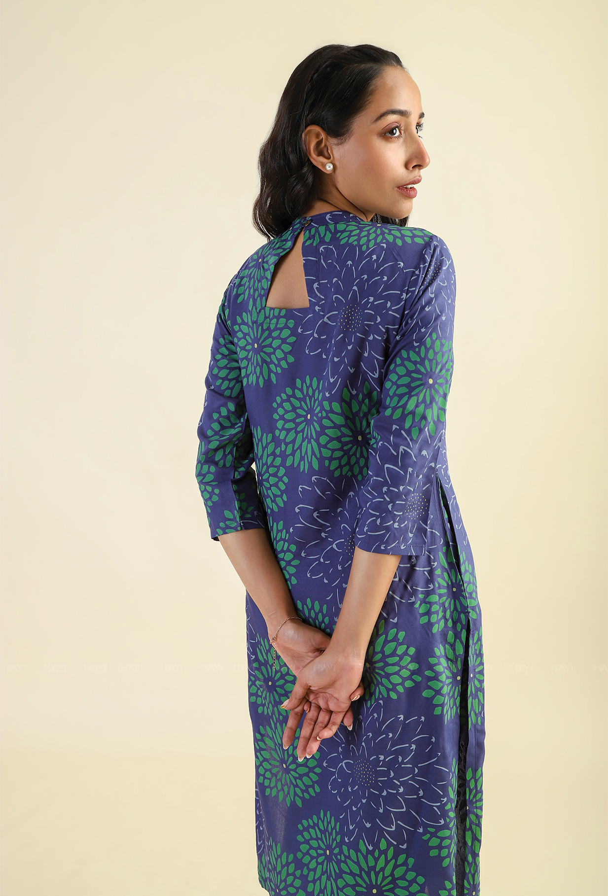 Indigo Muted Theory Viscose Printed Co-ords