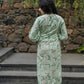 Green Leafy Leaves Viscose Printed Kurta