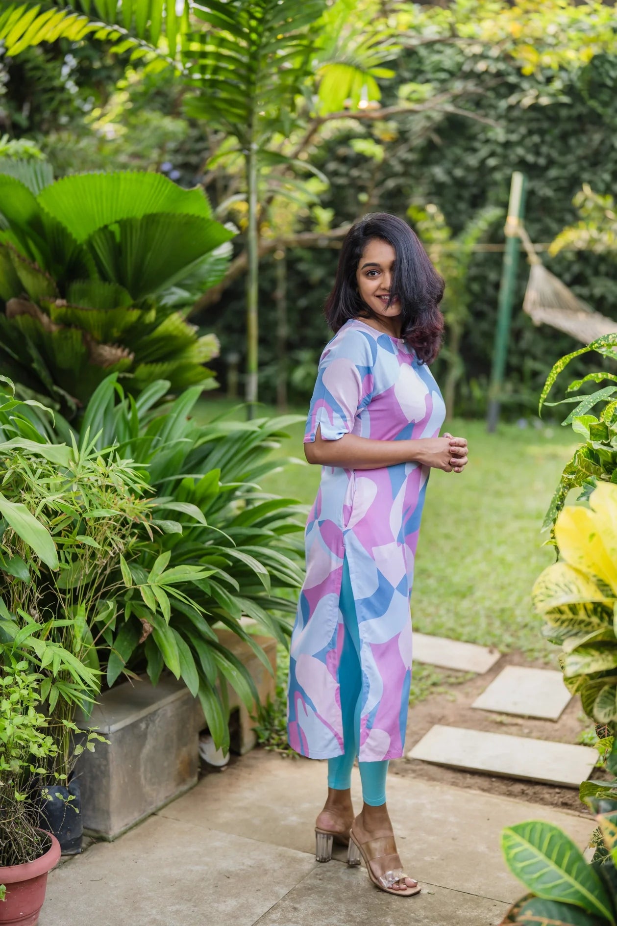 Abstract Printed Kurta