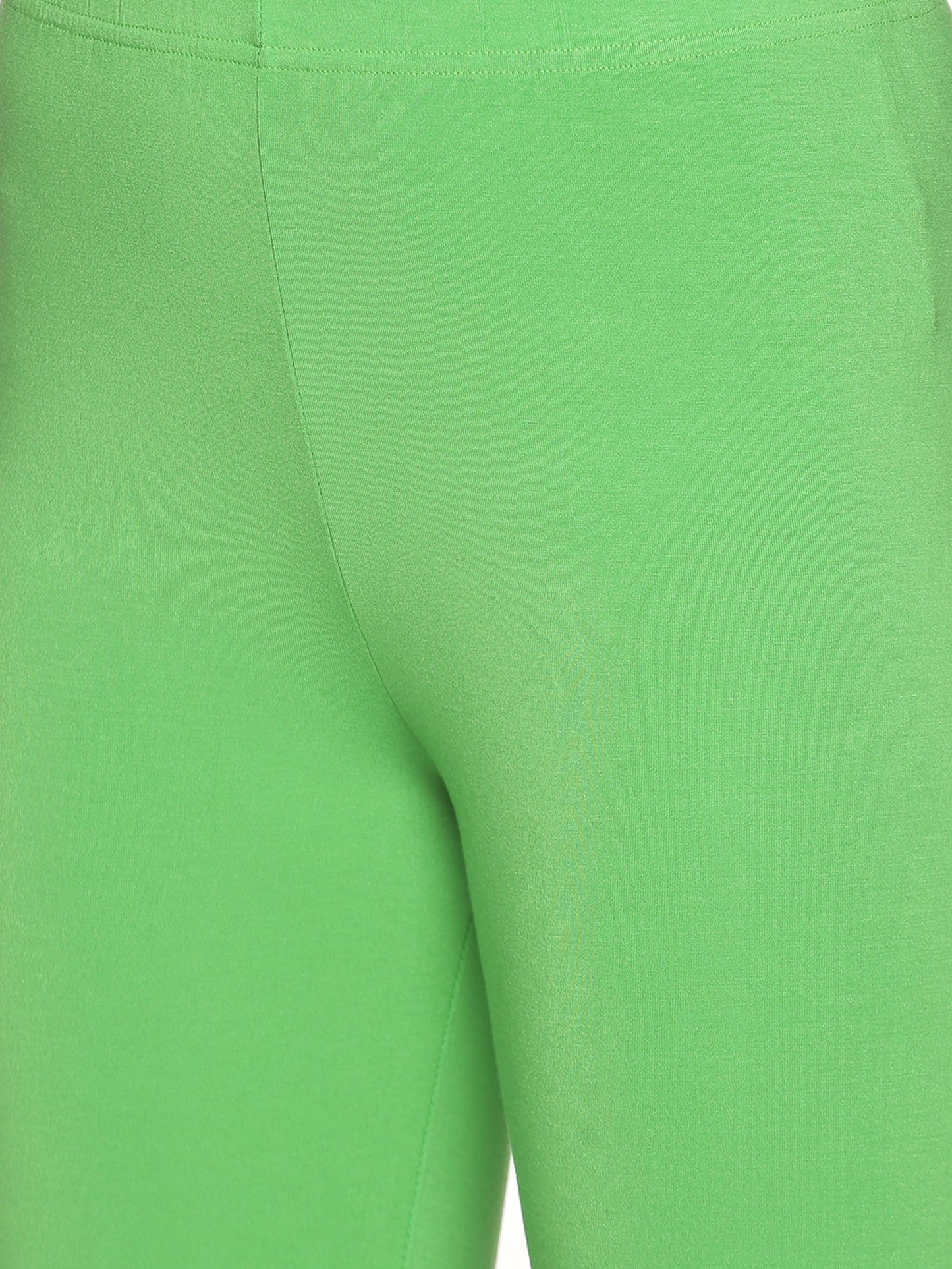 Parrot green churidar