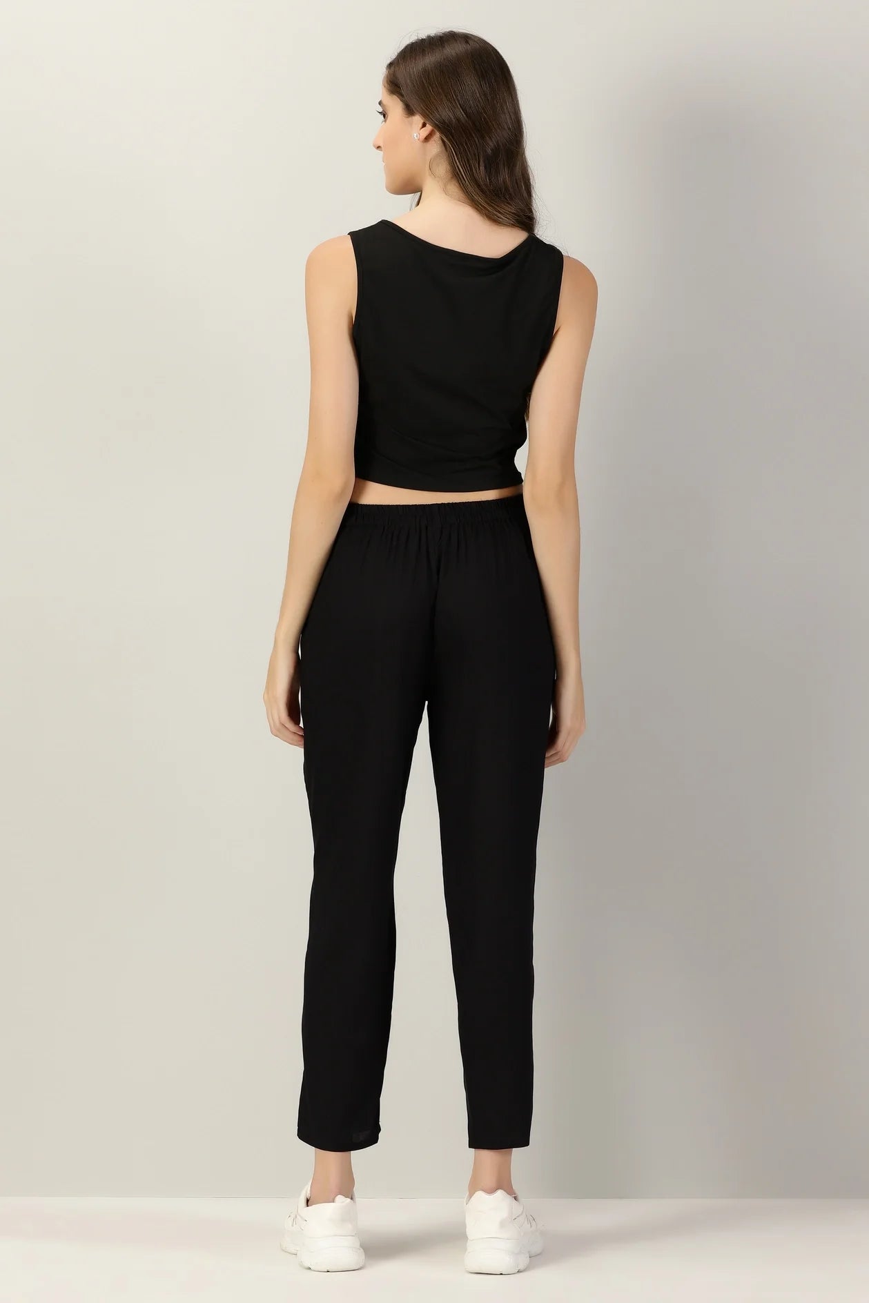 Black Straight Pant