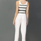 White Straight Pant